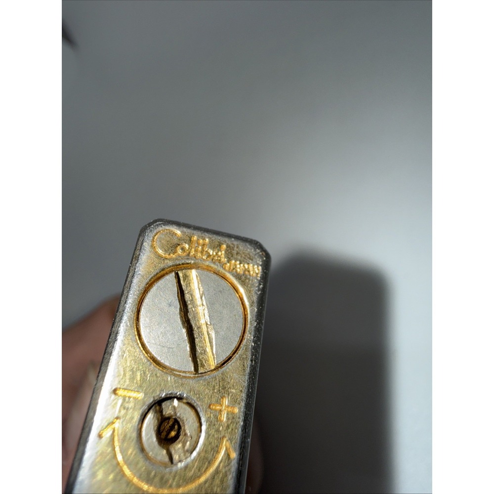 Vintage Colibri  Gold-Tone Lighter Made In Japan Has Engraving A21 - Picture 4 of 6